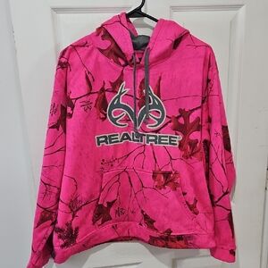 Realtree Bright Pink Camo Hoodie Size Xlarge